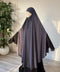 MAXI khimar à FENTES en SOIE DE MEDINE - IMAYZA