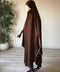 MAXI Khimar à FENTES en JAZZ premium - IMAYZA
