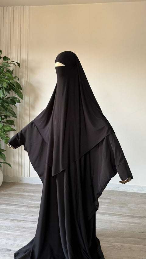KHIMAR JERSEY BAMBOO MI LONG - IMAYZA