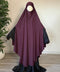 MAXI khimar à FENTES en SOIE DE MEDINE - IMAYZA