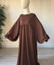 ABAYA Manches Ballon SOIE DE MEDINE - Assya - IMAYZA