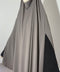 MAXI khimar à FENTES en SOIE DE MEDINE - IMAYZA