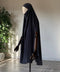 Khimar à FENTES en SOIE DE MEDINE Mi-Long - IMAYZA