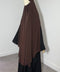 MAXI khimar à FENTES en SOIE DE MEDINE - IMAYZA