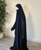 MAXI khimar à FENTES en SOIE DE MEDINE - IMAYZA