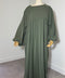 ABAYA Manches Ballon SOIE DE MEDINE - Assya - IMAYZA