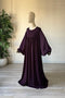 ABAYA Manches Ballon SOIE DE MEDINE - Assya - IMAYZA