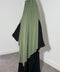 MAXI khimar à FENTES en SOIE DE MEDINE - IMAYZA