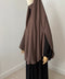 Khimar à FENTES en SOIE DE MEDINE Mi - Long - IMAYZA