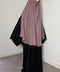 Khimar à FENTES en SOIE DE MEDINE Mi - Long - IMAYZA