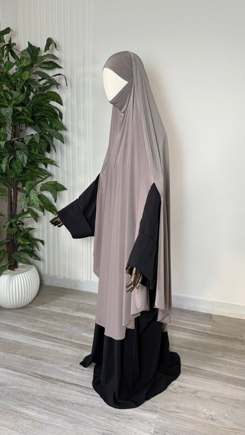 MAXI Khimar Fentes Jersey Premium - IMAYZA