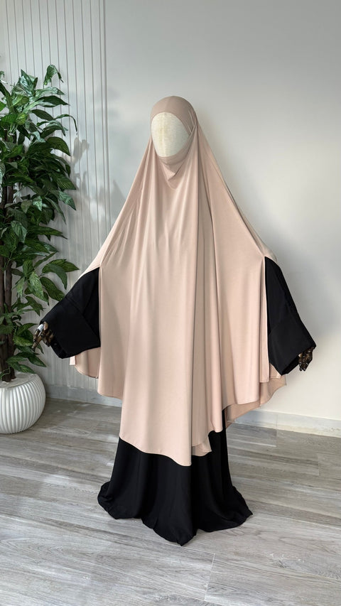 MAXI Khimar Fentes Jersey Premium - IMAYZA