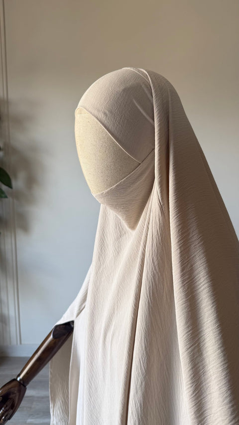 MAXI Khimar à FENTES en JAZZ premium - IMAYZA
