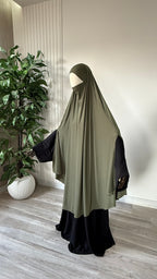 MAXI Khimar Fentes Jersey Premium