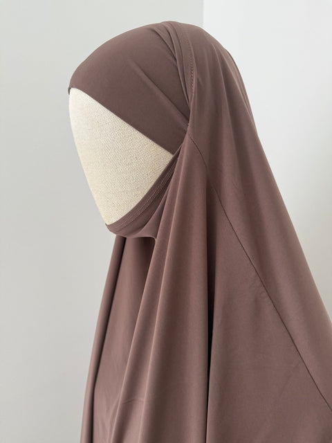 Khimar JERSEY MI - LONG PREMIUM pointu - IMAYZA