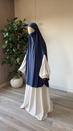 Khimar à fentes Jersey
