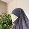 MAXI khimar à FENTES en SOIE DE MEDINE - IMAYZA