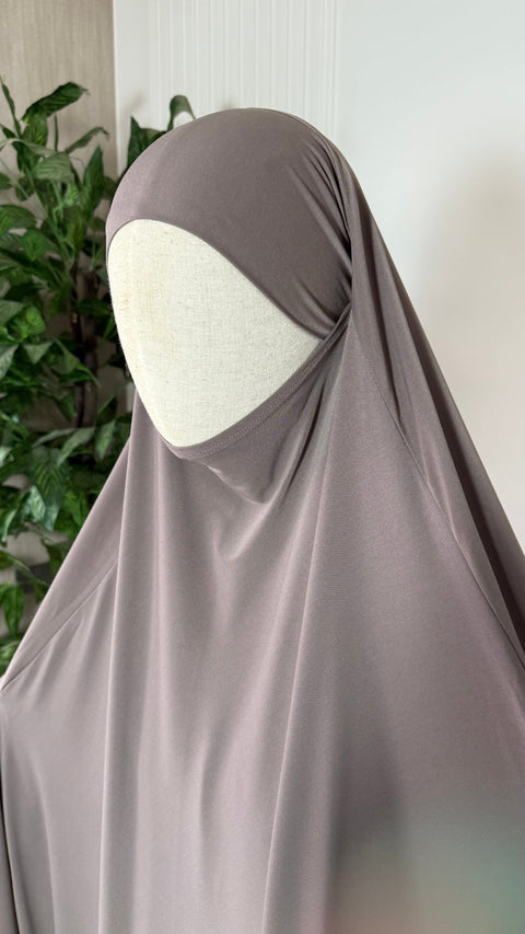 MAXI Khimar Fentes Jersey Premium - IMAYZA