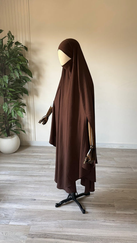 MAXI Khimar à FENTES en JAZZ premium - IMAYZA