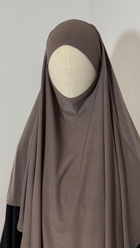 Khimar JERSEY ROND mi - long - IMAYZA
