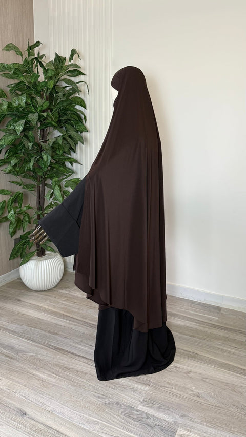 MAXI Khimar Fentes Jersey Premium - IMAYZA