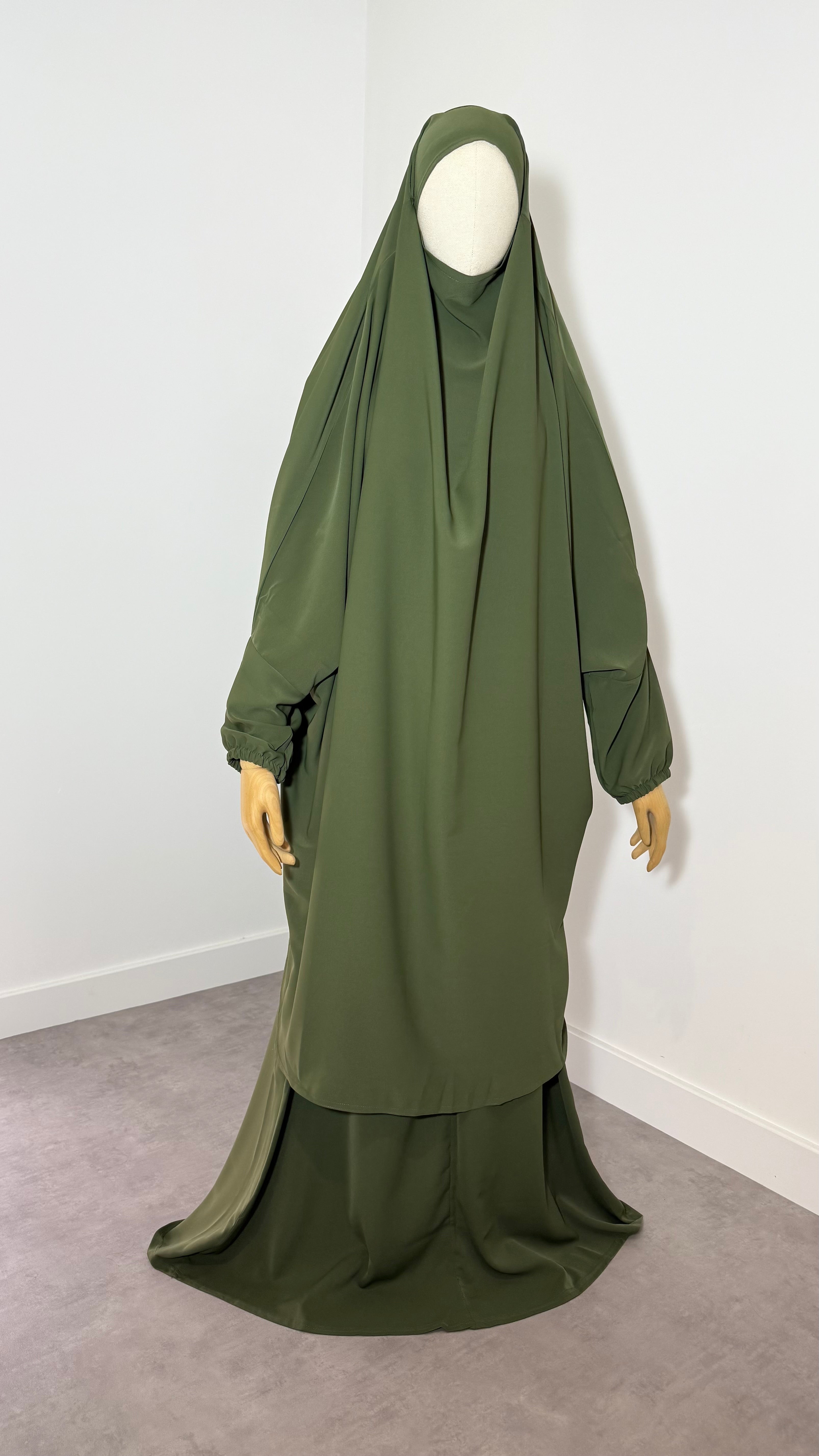 2-piece skirt jilbab