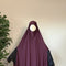 MAXI khimar à FENTES en SOIE DE MEDINE - IMAYZA