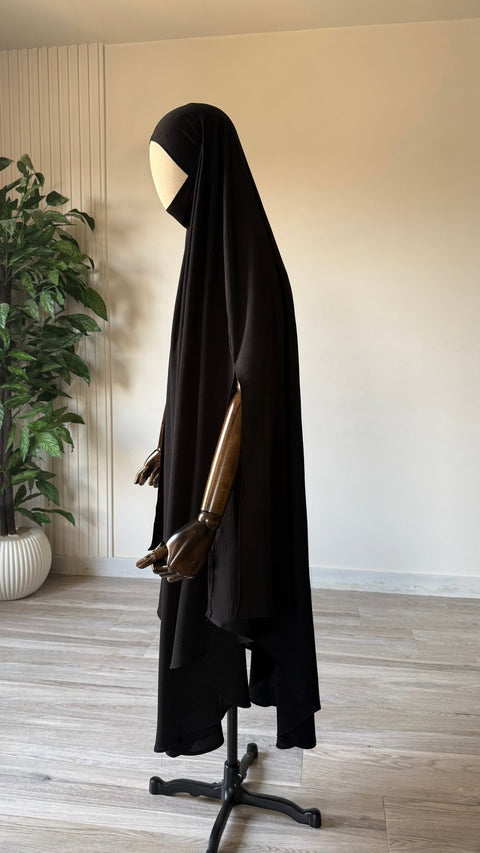 MAXI Khimar à FENTES en JAZZ premium - IMAYZA
