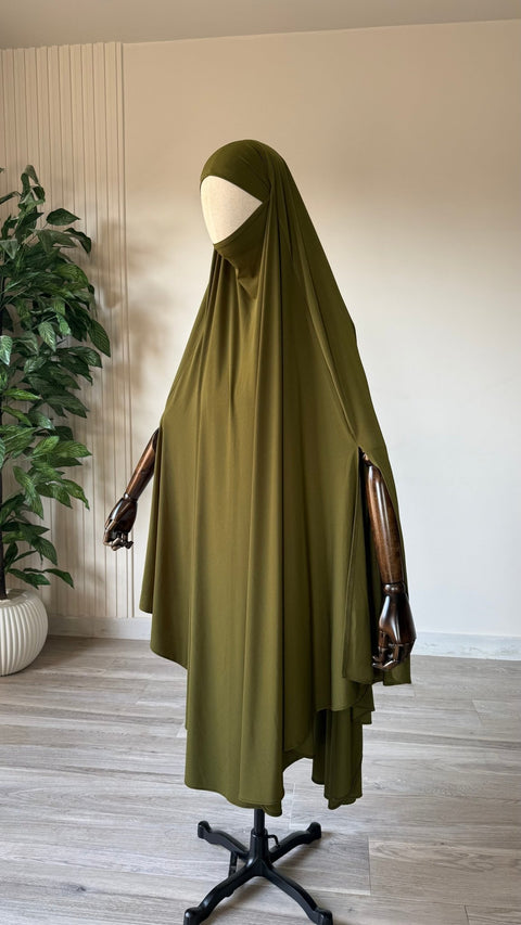 Maxi Khimar Fentes Jersey Premium - IMAYZA
