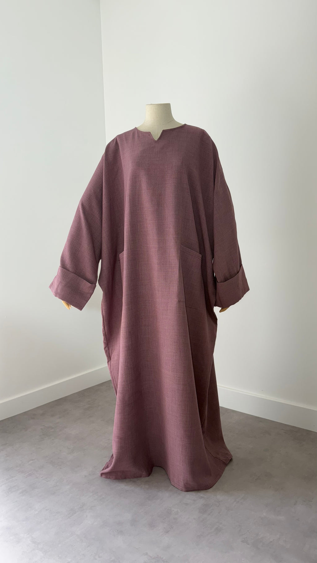 Linen Effect Abaya