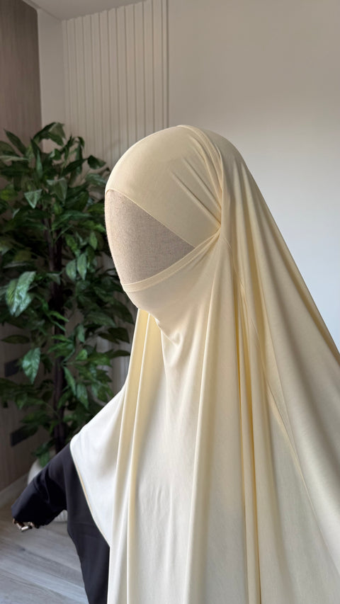 KHIMAR JERSEY BAMBOO MI LONG