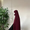 MAXI Khimar Fentes Jersey Premium - IMAYZA