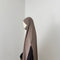MAXI Khimar à FENTES en JAZZ premium - IMAYZA
