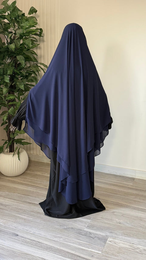 MAXI Khimar MOUSSELINE fentes - IMAYZA