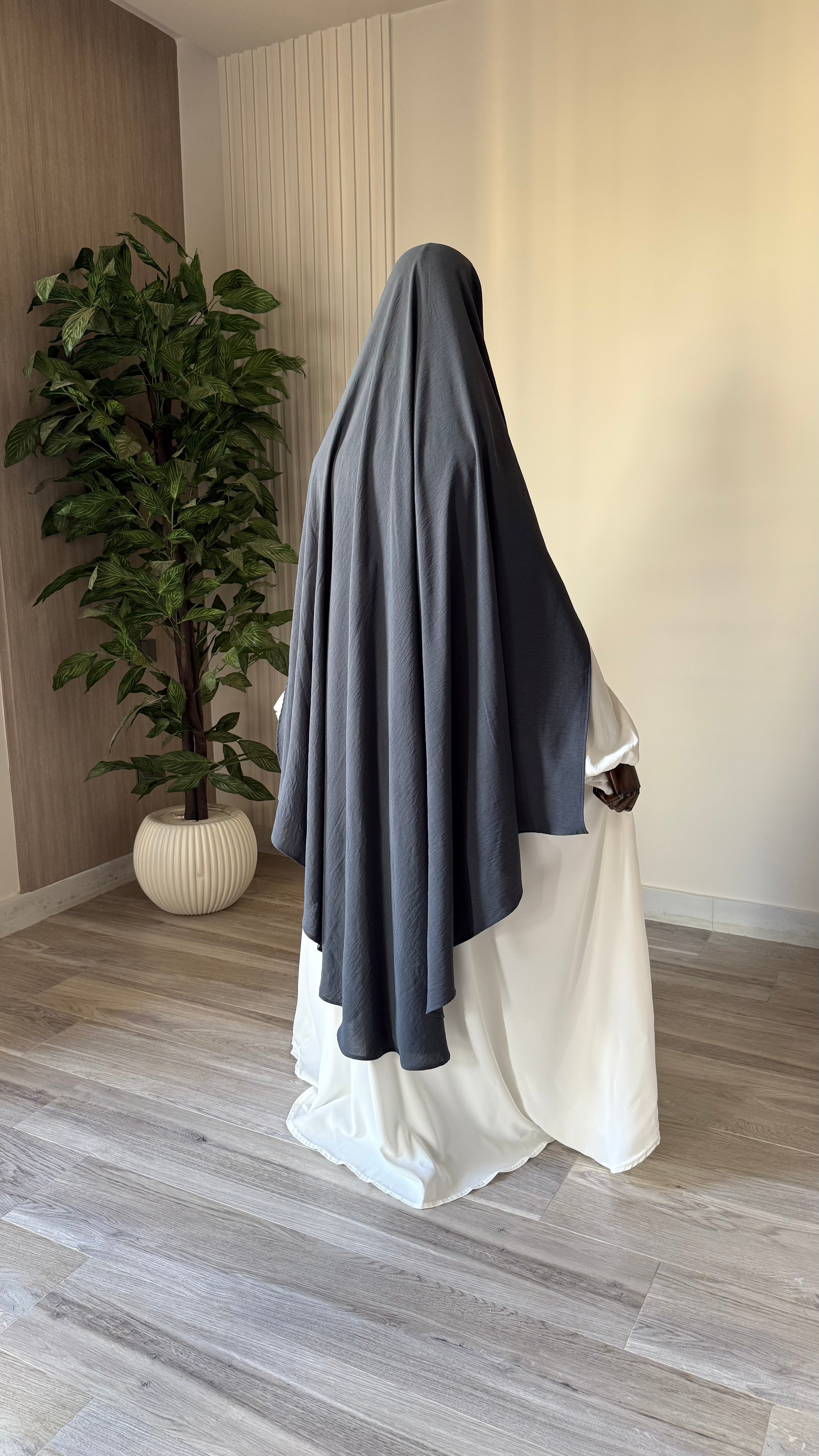 Maxi Khimar à fentes en Jazz premium