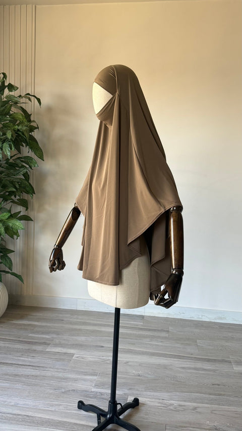 Khimar JERSEY ROND MI LONG - IMAYZA