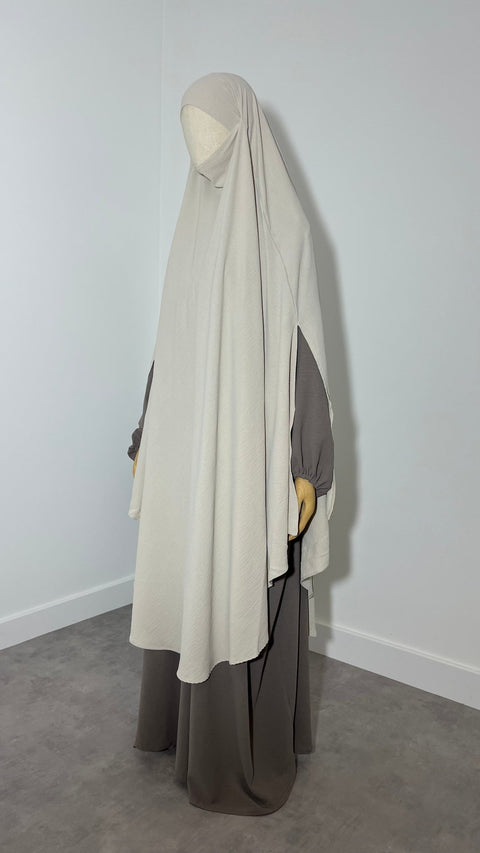 MAXI Khimar à FENTES en JAZZ premium - IMAYZA