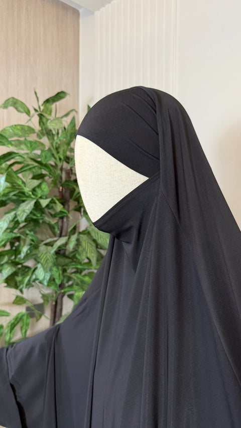 MAXI Khimar Fentes Jersey Premium - IMAYZA