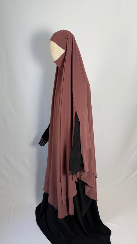 MAXI Khimar MOUSSELINE fentes - IMAYZA