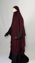 Maxi Khimar Mousseline Fentes