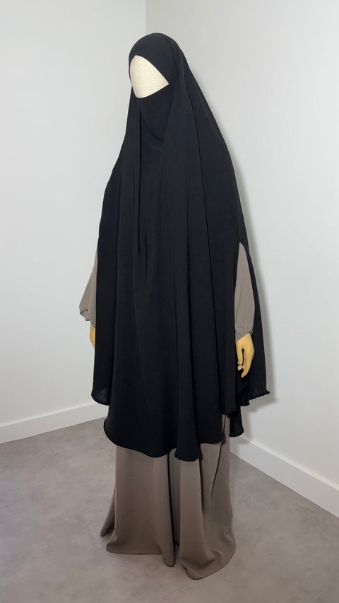 MAXI Khimar à FENTES en JAZZ premium - IMAYZA