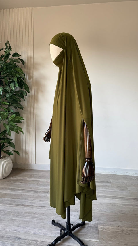 Maxi Khimar Fentes Jersey Premium - IMAYZA