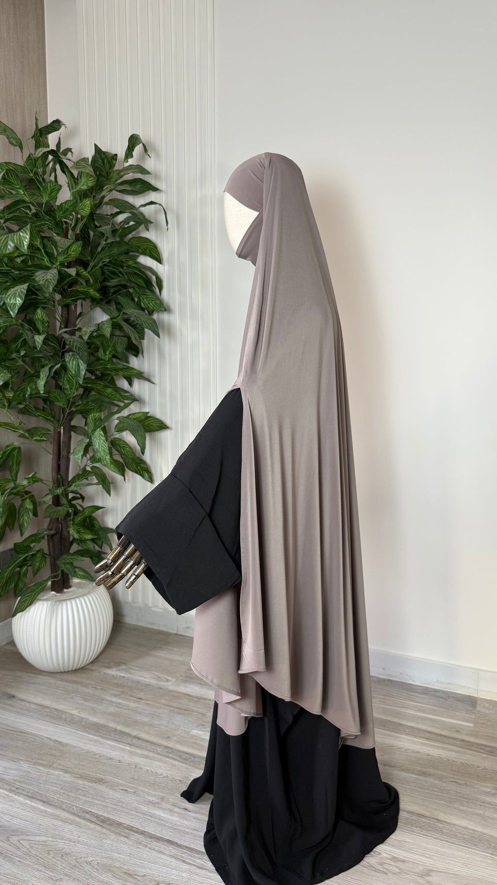 MAXI Khimar Fentes Jersey Premium