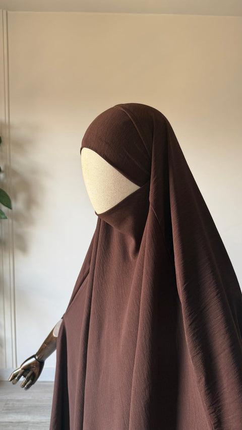 MAXI Khimar à FENTES en JAZZ premium - IMAYZA