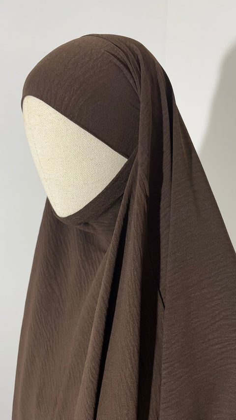 MAXI Khimar à FENTES en JAZZ premium - IMAYZA