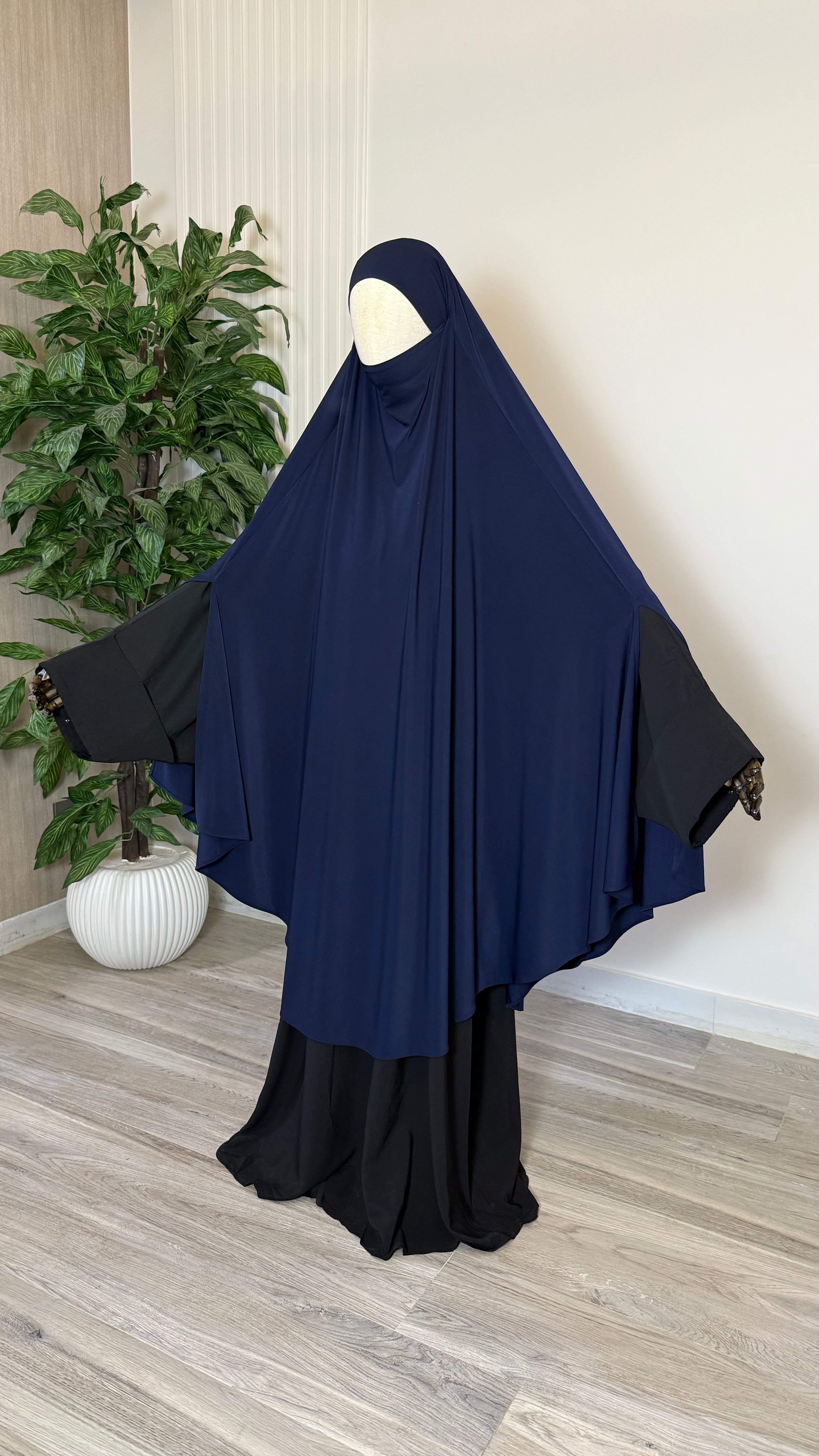MAXI Khimar Fentes Jersey Premium