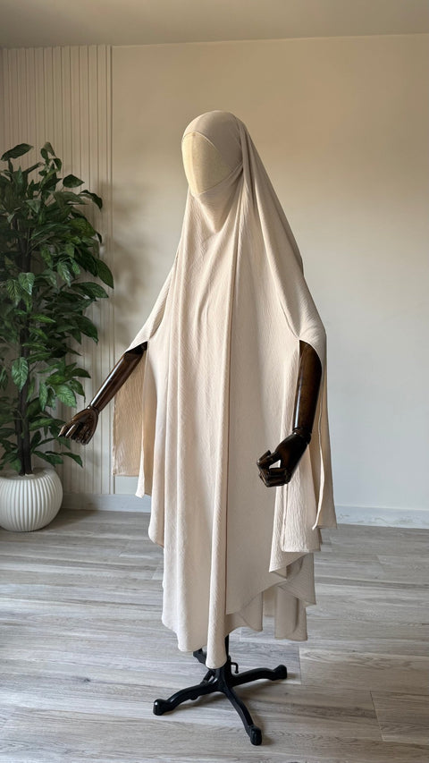 MAXI Khimar à FENTES en JAZZ premium - IMAYZA