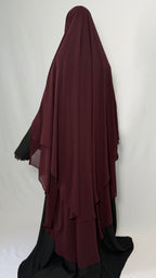 Maxi Khimar Mousseline Fentes
