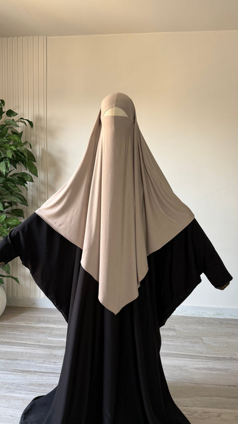 KHIMAR JERSEY BAMBOO MI LONG