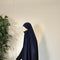 MAXI khimar à FENTES en SOIE DE MEDINE - IMAYZA